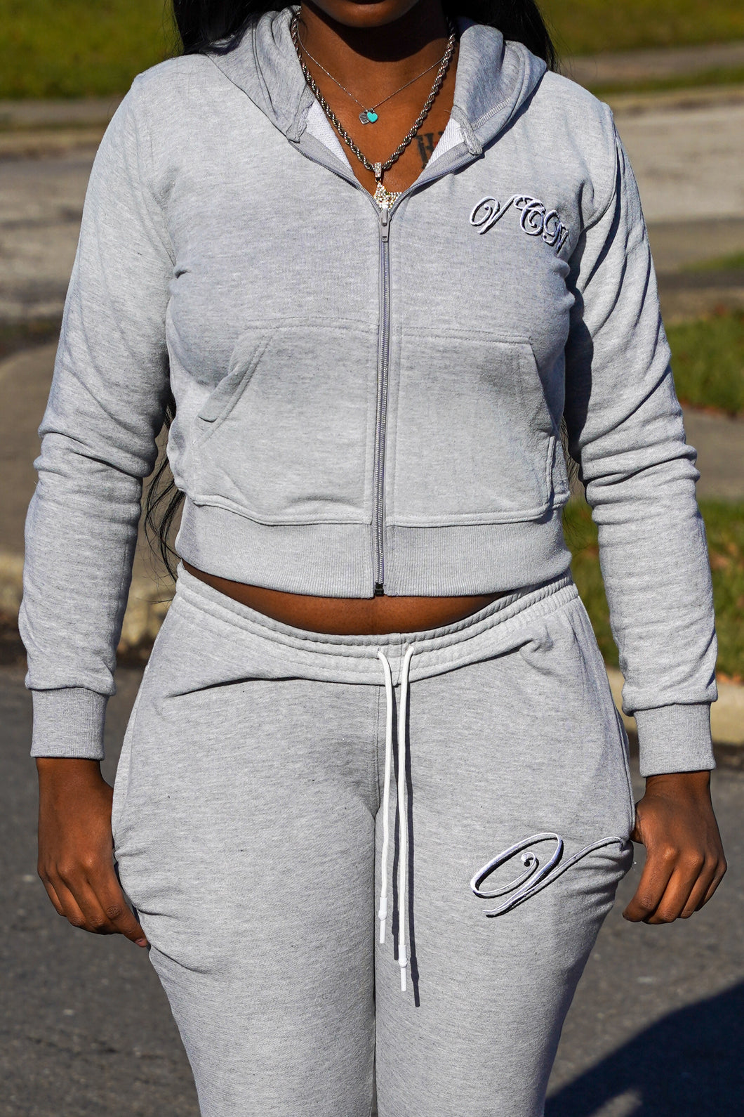 FLARE HOODIE ‘GREY’