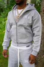 Load image into Gallery viewer, STRIPED HOODIE ‘GREY’