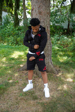 Load image into Gallery viewer, VOL 1 HOODIE ‘BLACK/RED’