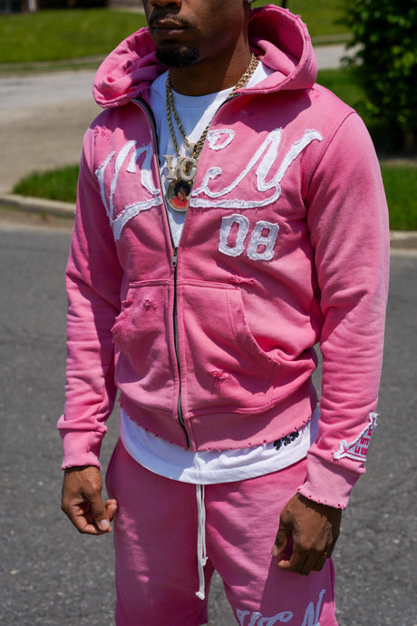 08 HOODIE ‘PINK’