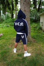 Load image into Gallery viewer, STRIPED HOODIE ‘NAVY’