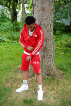 Load image into Gallery viewer, STRIPED SHORTS ‘RED’