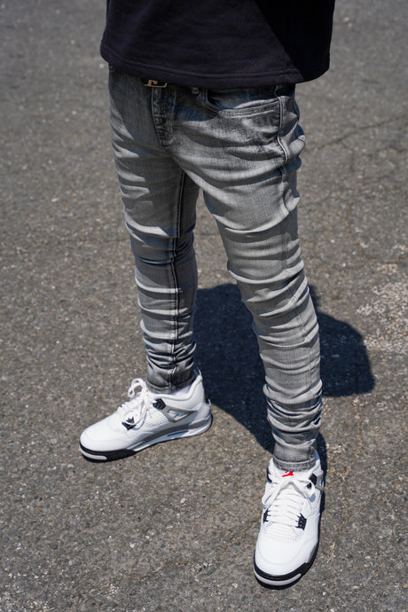 DENIM “GREY WAX”