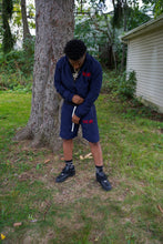 Load image into Gallery viewer, WINDBREAKER JACKET ‘NAVY/RED’