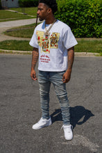 Load image into Gallery viewer, CARD TEE ‘WHITE/RED’
