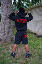 Load image into Gallery viewer, WINDBREAKER JACKET ‘BLACK/RED’