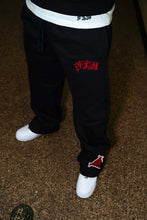 Load image into Gallery viewer, VOL 1 PANTS (BAGGY) ‘BLACK/RED’
