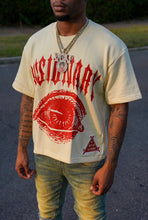 Load image into Gallery viewer, VISIONARY TEE ‘CREAM/RED’