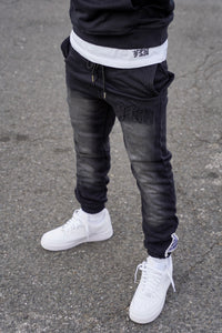 DISTRESSED PANTS ‘STONE’