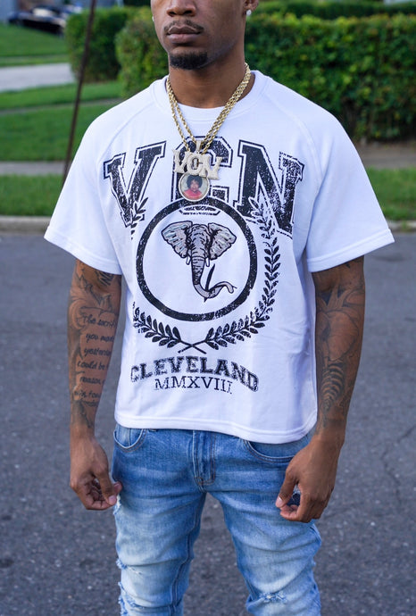 VARSITY TEE ‘WHITE’