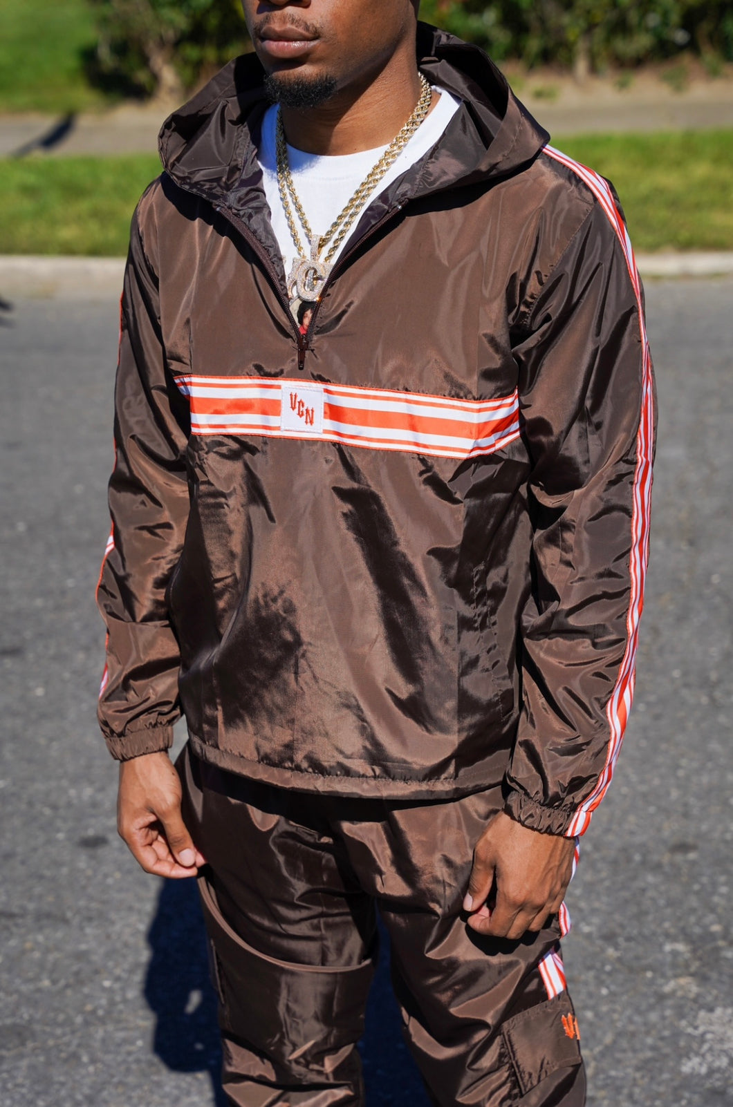 CARGO WINDBREAKER JACKET ‘75 BROWNS