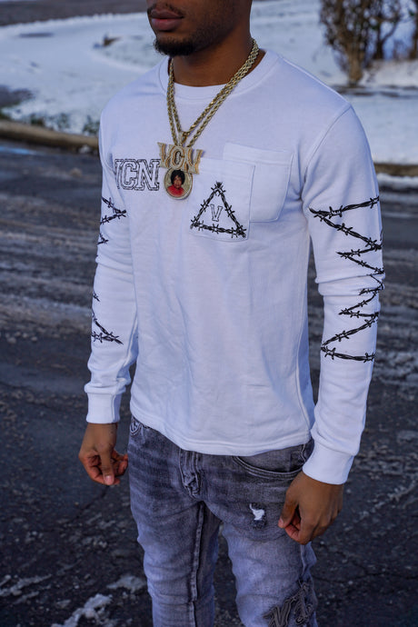 BARBED WIRE LS ‘WHITE’